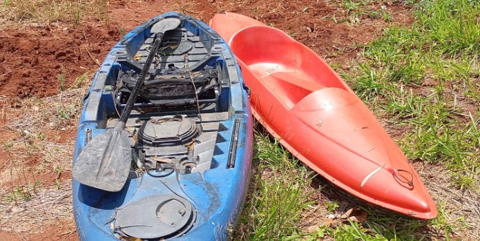 Polícia Militar recupera caiaques furtados 