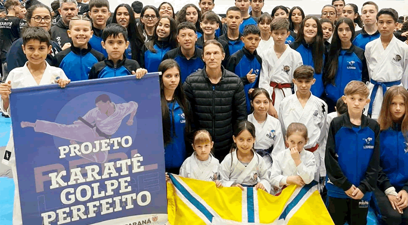 Beltronenses conquistam título paranaense de karatê