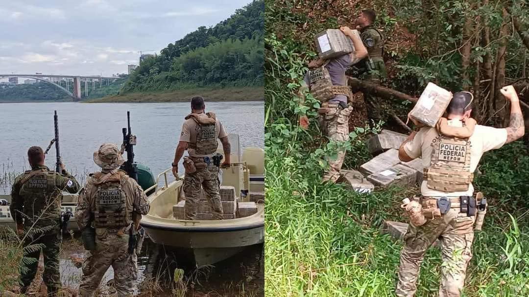 Policiais encontram 400 quilos de maconha abandonados em matagal