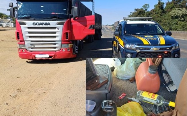 Motorista de caminhão é preso por dirigir embriagado na BR-376