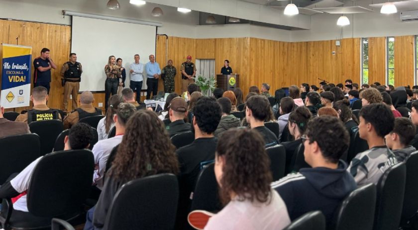 Projeto Jovem no Trânsito inicia atividades de 2024