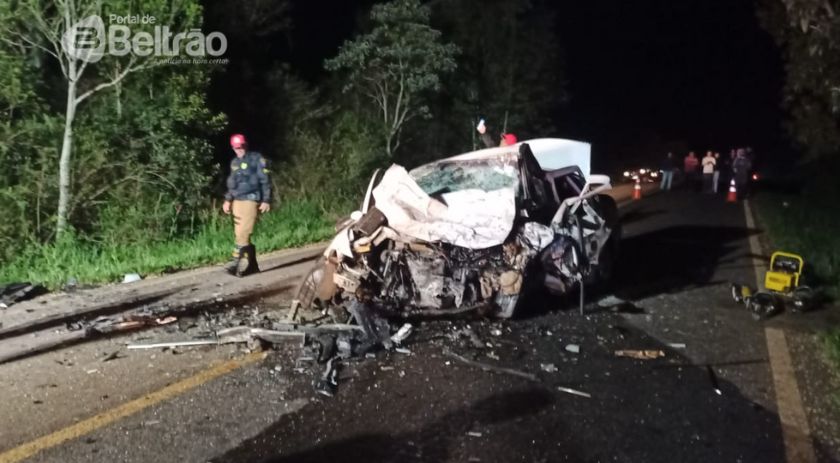 Três pessoas morrem em acidente, criança é a única sobrevivente