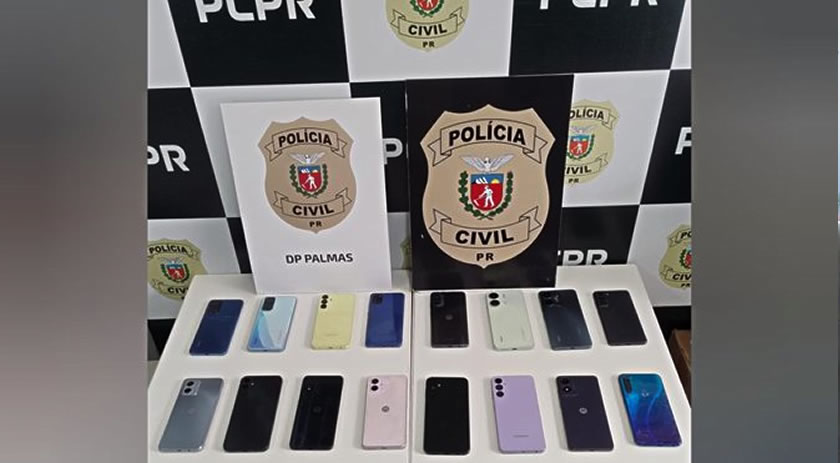 Celulares recuperados pela Polícia Civil são devolvidos as vítimas