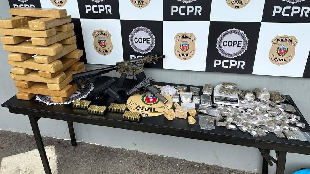 Polícia Civil prende dois homens em operação contra organização criminosa em Curitiba