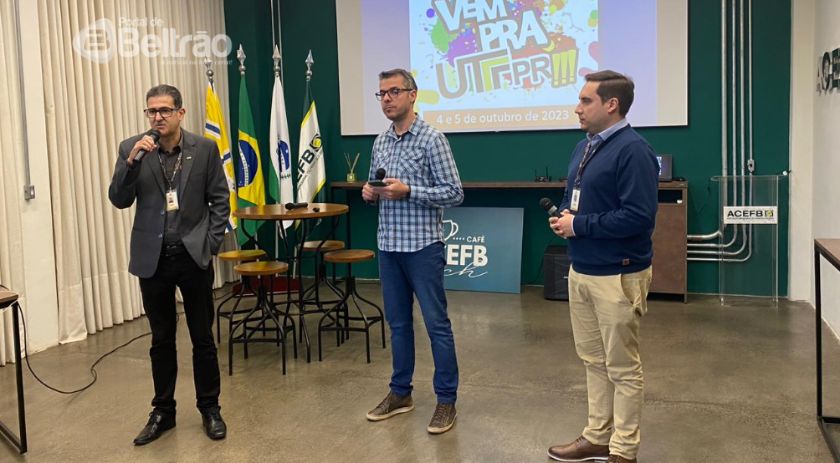 Café Acefb desta semana teve como tema a "UTFPR, uma universidade para a comunidade"
