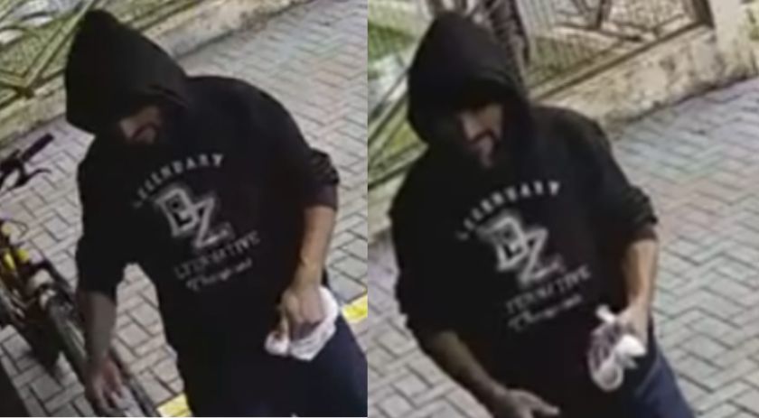 Polícia Civil divulga imagens para identificar suspeito de roubo em Francisco Beltrão