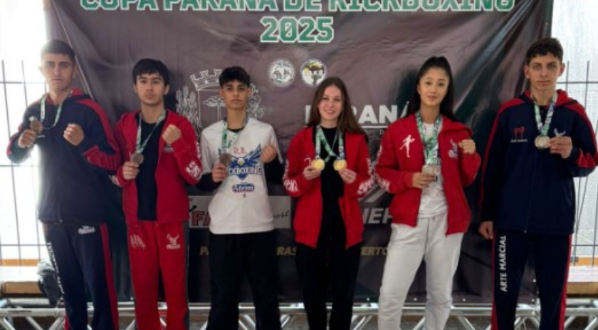 Atletas conquistam nove medalhas na Copa Paraná de Kickboxing
