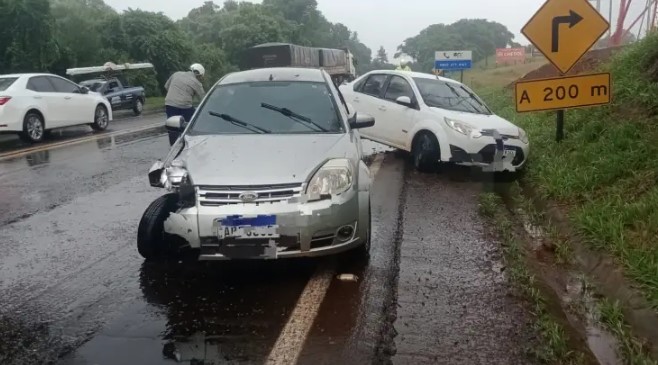 Dois acidentes são registrados na PR-180 entre Francisco Beltrão e Marmeleiro