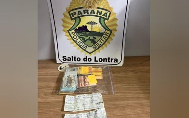 PM recupera R$ 14 mil furtado em supermercado e prende ladrão