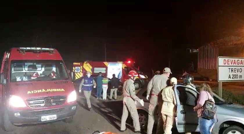Condutoras ficam feridas em acidente na Água Branca