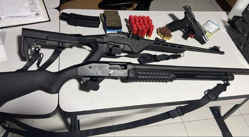Polícia Rodoviária Estadual faz apreensão de armas de fogo e munições em Francisco Beltrão