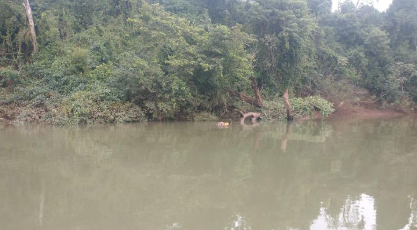 Corpo de Bombeiros de Capanema localiza corpo de homem que estava desaparecido no Rio Iguaçu