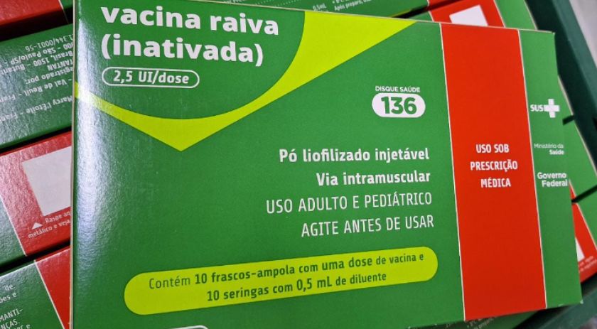 Paraná recebe novas doses da vacina antirrábica humana e alerta para cuidados com a doença