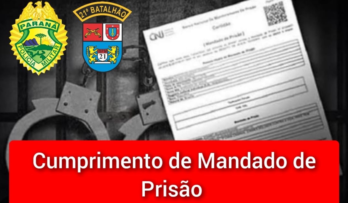 Homem com mandado de prisão por furto é preso durante patrulhamento 