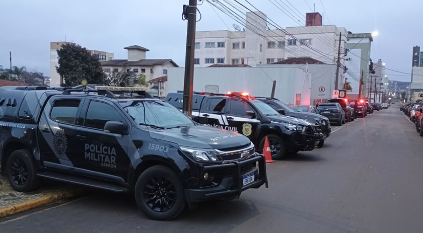 Polícias Civil e Militar realizam operação contra comércio ilegal de armas no Sudoeste do Paraná