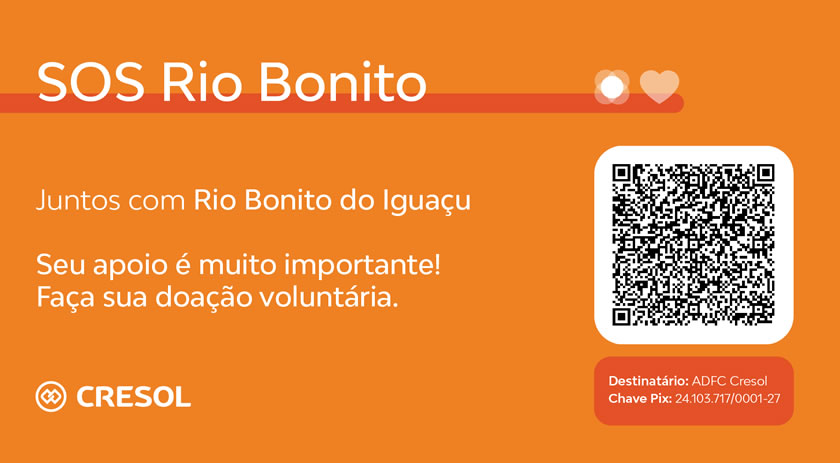 Cresol mobiliza apoio à comunidade de Rio Bonito do Iguaçu