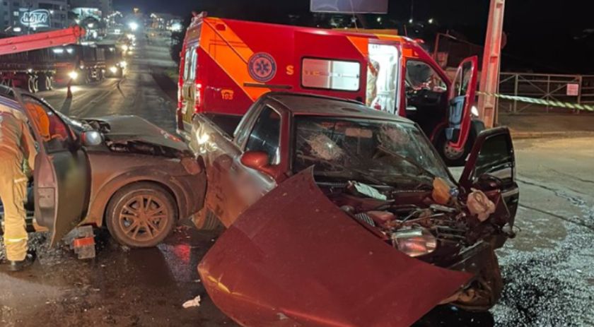 Acidente em Marmeleiro deixa três feridos