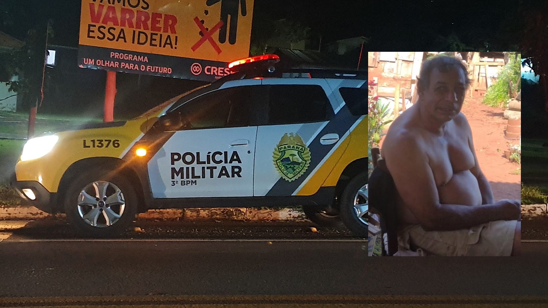 Homem morre após ser atropelado na área central de São Jorge D’oeste