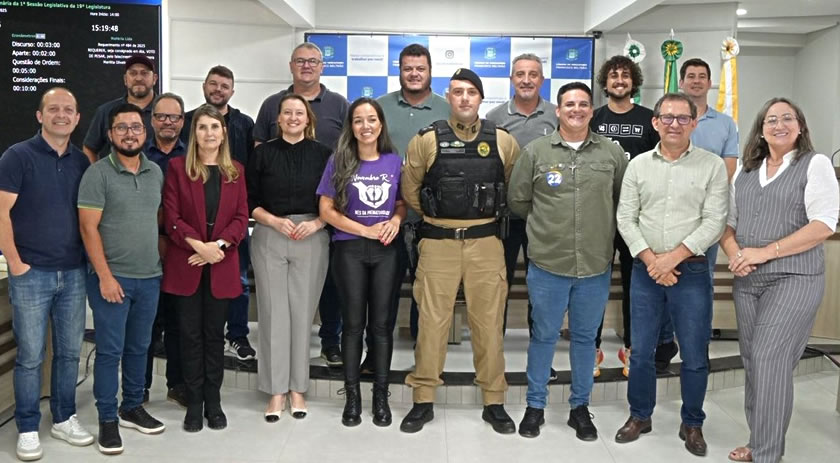 Vereadores recebem novo comandante da Polícia Militar