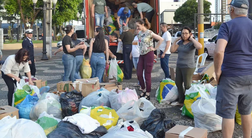 Campanha arrecada grande quantidade de doações para Rio Bonito