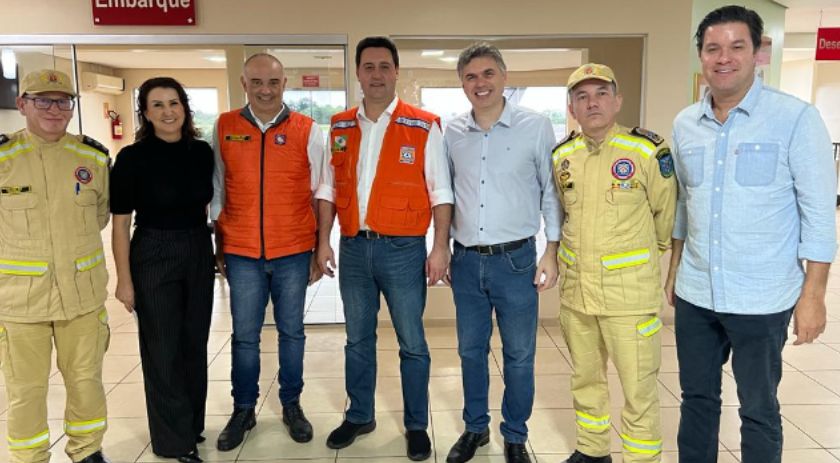 Governador Ratinho está no Sudoeste