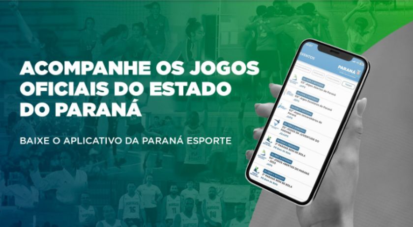 Governo lança aplicativo que permite acompanhar todos os Jogos Oficiais do Paraná