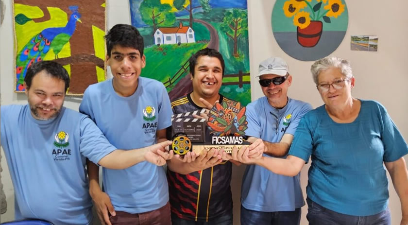 Filme da Apae é premiado em São Mateus do Sul
