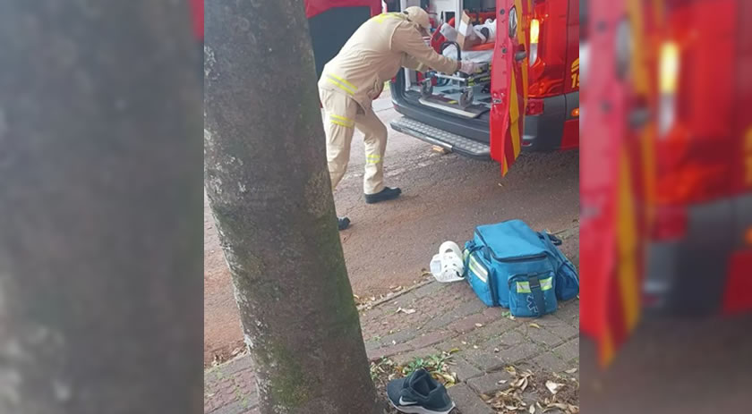 Adolescente sofre ferimentos após queda de bicicleta em Francisco Beltrão