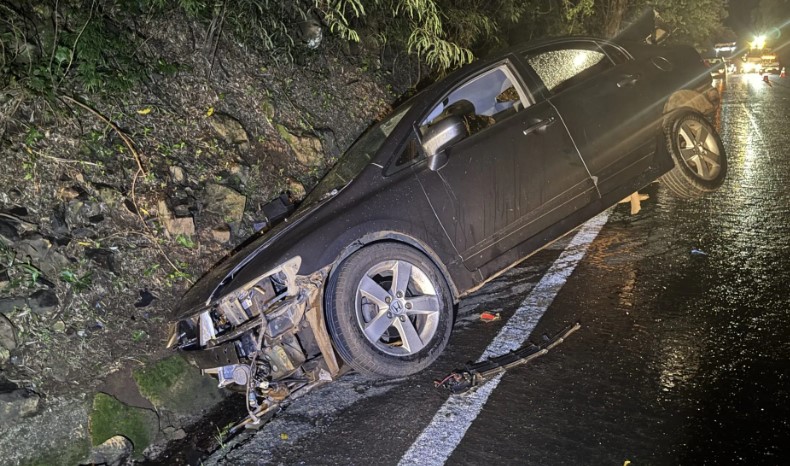 Homem morre em acidente na PR-182 e outras quatro pessoas ficam feridas