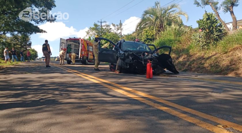 Morre bebê, vítima de acidente de carro na PR 566