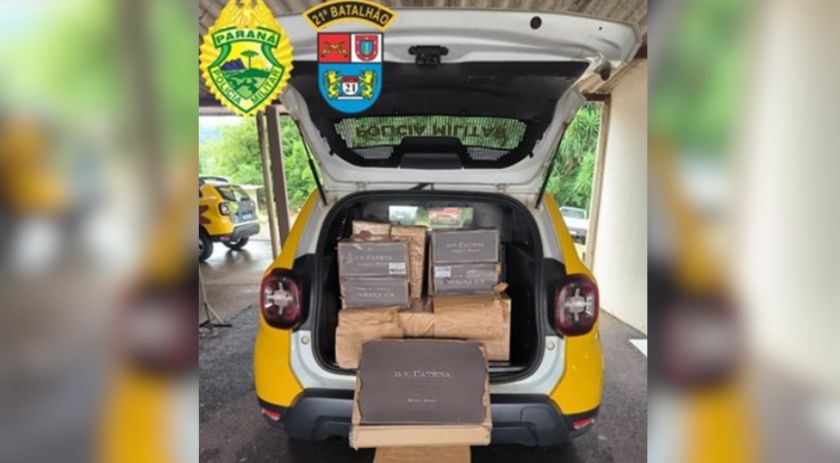 Vinhos descaminhados são apreendidos em transportadora beltronense; diz PM