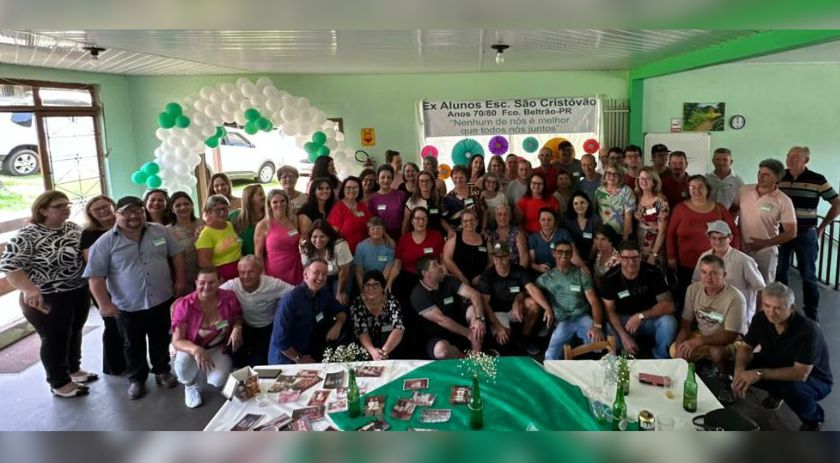 Grupo de ex-alunos da Escola São Cristóvão promove terceiro encontro com emoção e nostalgia