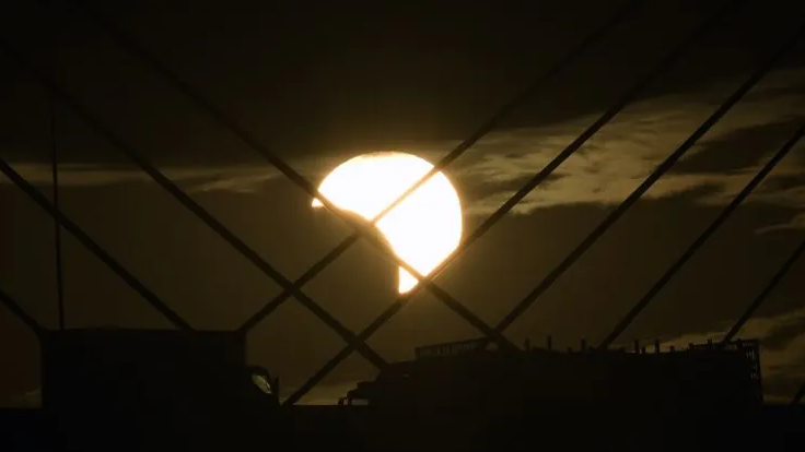 Eclipse anular do Sol da próxima quarta-feira (02) será visível em toda região Sul do Brasil