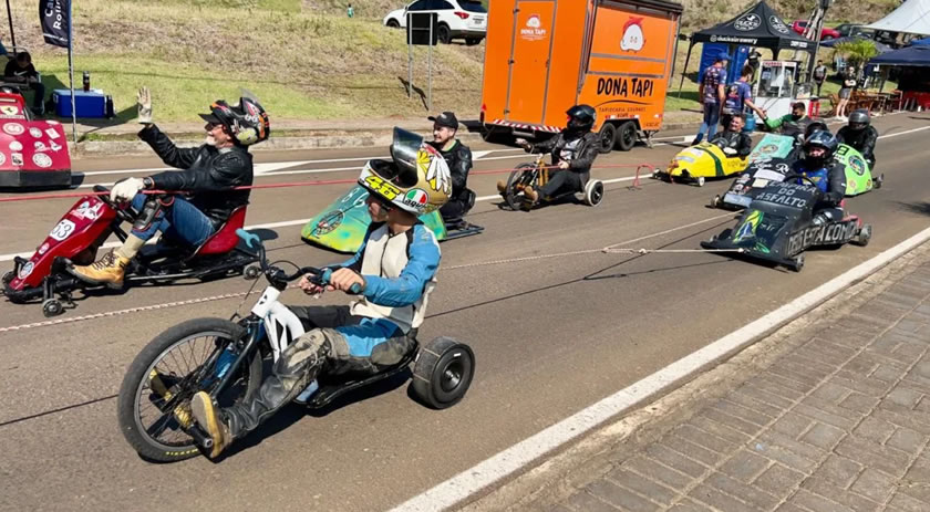 Pilotos de Beltrão dominam o pódio na etapa de rolimã e trikes