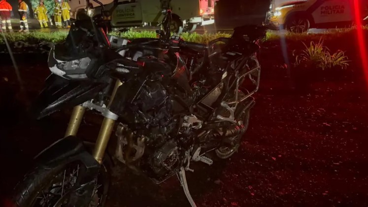 Condutor de motocicleta morre após grave acidente na PR-483