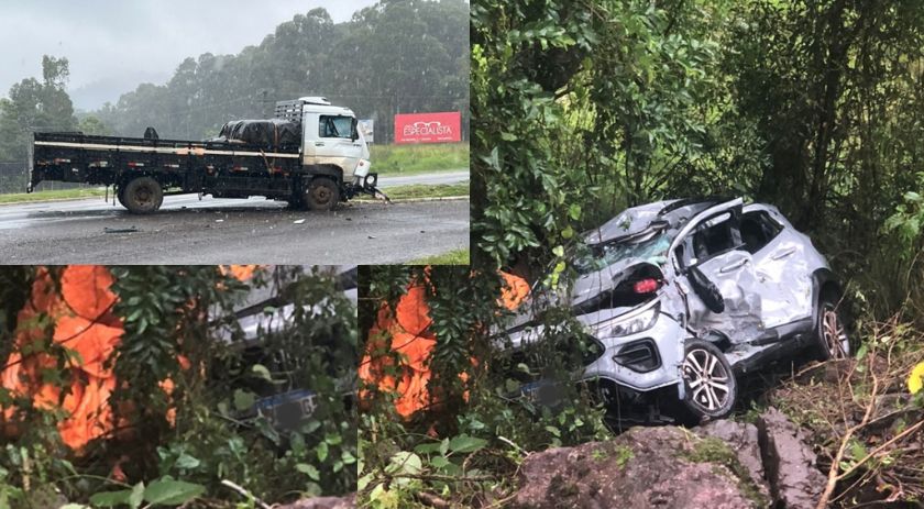 Morre homem vítima de acidente com caminhão na PR 483