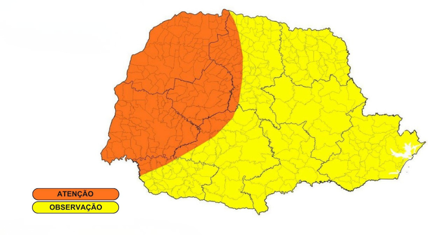 Simepar alerta para novos temporais nos próximos dias; Defesa Civil orienta cuidados