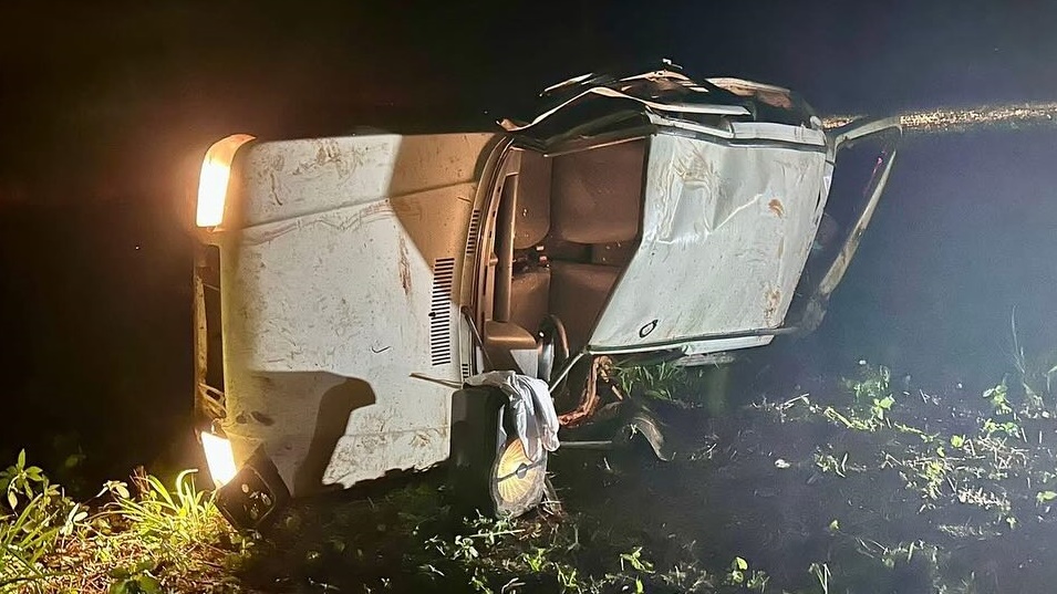 Acidente deixa cinco jovens feridos em Coronel Vivida