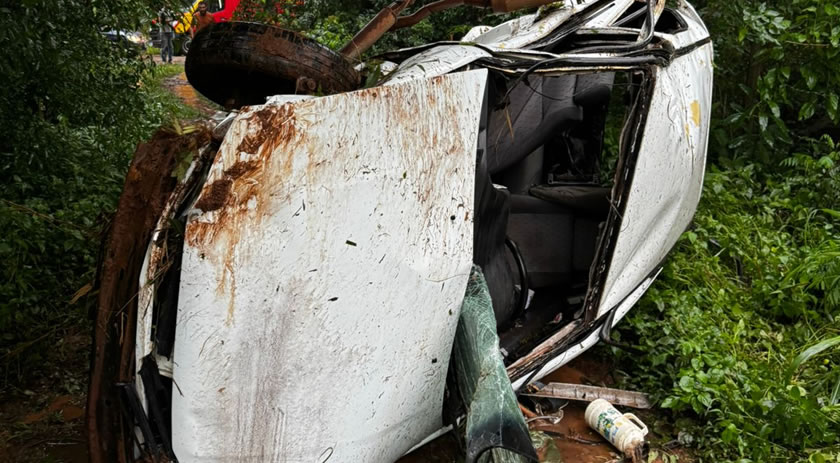 Jovem sofre ferimentos em acidente na PR-475