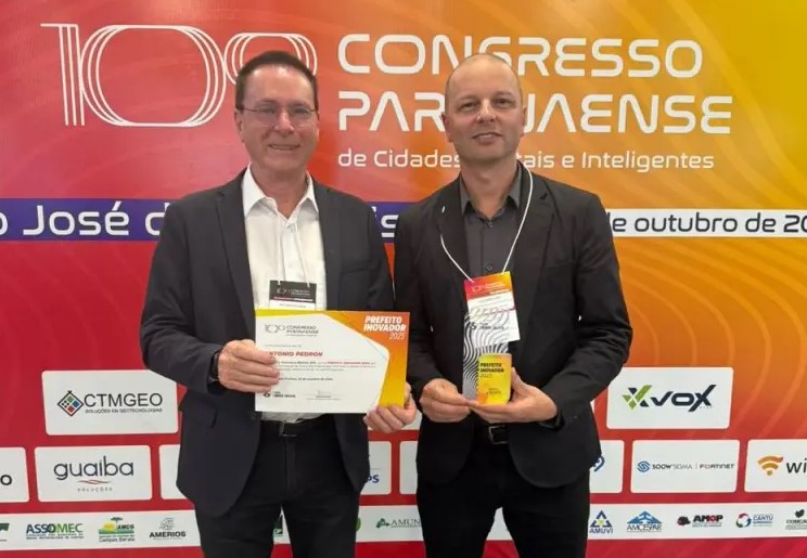 Prefeito Antonio Pedron é reconhecido como “Prefeito Inovador 2025”