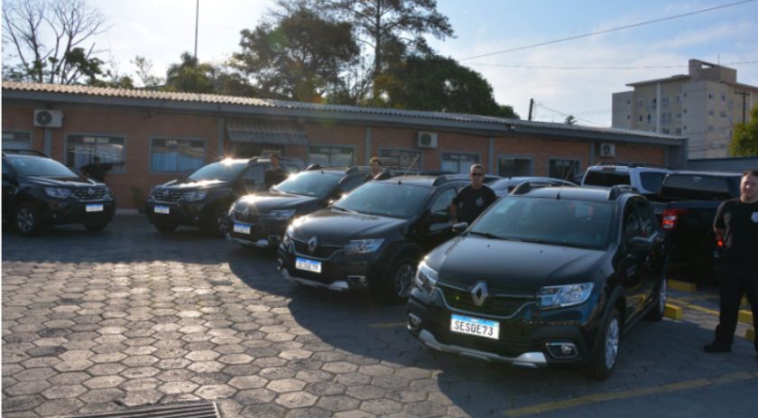 Polícia Penal recebe veículos da Justiça Federal para Divisão de Monitoração Eletrônica