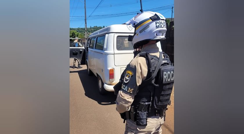 Polícia Militar recupera Kombi furtada em empresa de móveis planejados