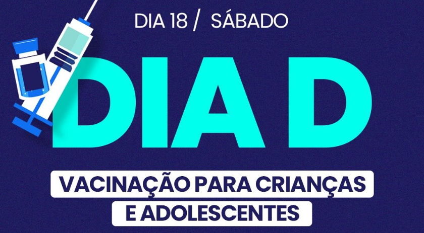 Dia D de Vacinação acontece neste sábado (18) em sete pontos da cidade
