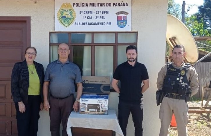 Polícia Militar recebe equipamentos de informática
