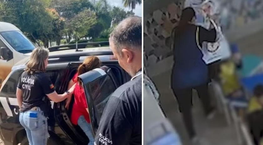 Professora é presa após agredir aluno de 4 anos em escola; criança perdeu dente