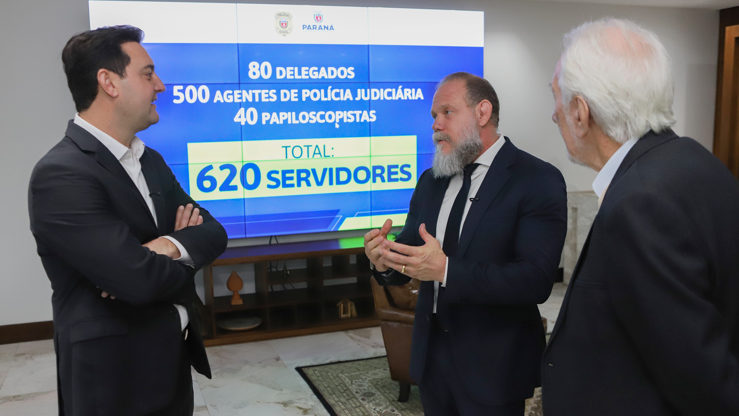 Ratinho Junior anuncia contratação de 620 policiais para reforçar o quadro da Polícia Civil