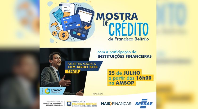 Evento reunirá empresários e instituições de crédito