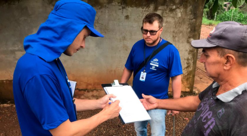 Sanepar faz vistorias, promove cursos e ações ambientais em Santo Antônio do Sudoeste