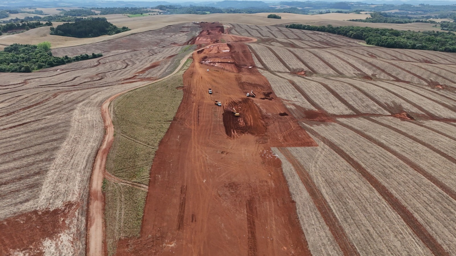 Obras para a pista do novo aeroporto estão avançadas