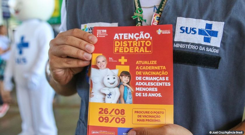Campanha busca ampliar vacinação de crianças e adolescentes